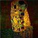 Figurka Parastone "Pocałunek" - postaci z obrazu Gustava Klimta (1907) - DUŻA: 30 cm