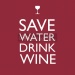 SERWETKI PAPIEROWE do WINA Save Water Drink Wine