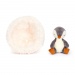 MASKOTKA JELLYCAT Śpiący mały pingwinek w gniazdku 13 cm