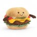 maskotka pluszowa uśmiechnięty cheesburger