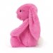 PLUSZOWA MASKOTKA JELLYCAT Królik różowy - Bashful Hot Pink Bunny, 31 cm